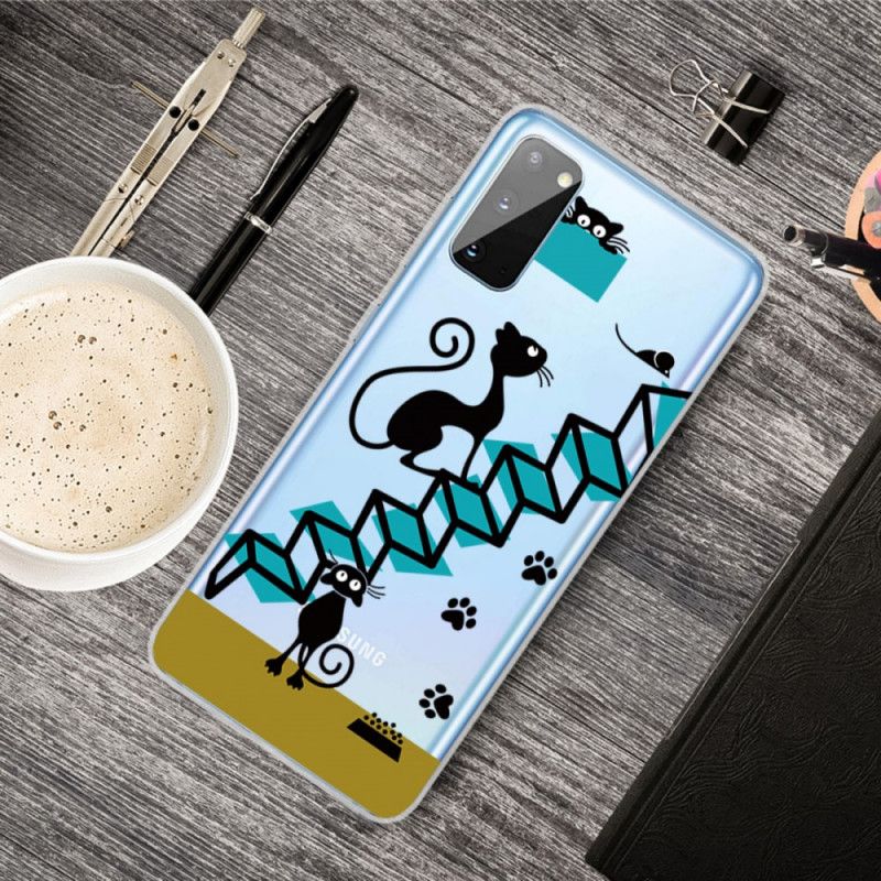 Coque Samsung Galaxy A41 Drôles De Chats