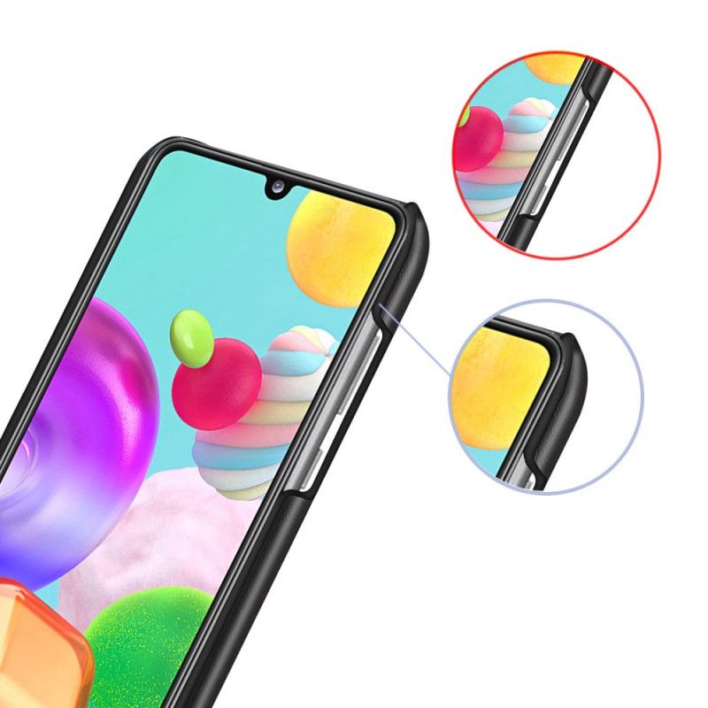 Coque Samsung Galaxy A41 Effet Cuir Bicolore Ksq