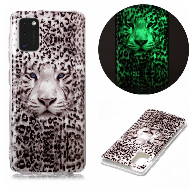 Coque Samsung Galaxy A41 Leopard Fluorescente