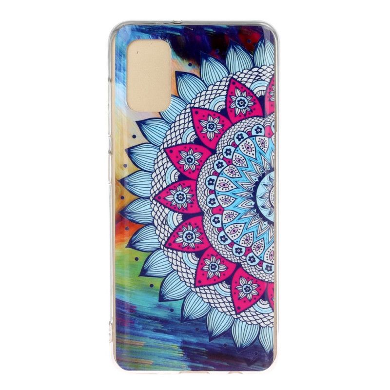 Coque Samsung Galaxy A41 Mandala Coloré Fluorescente