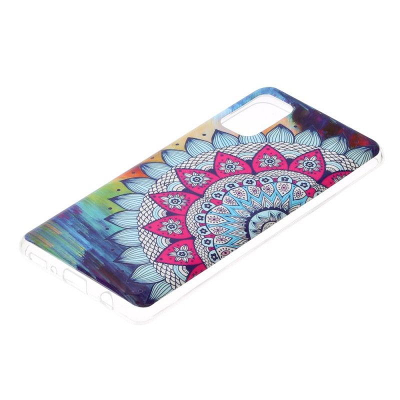 Coque Samsung Galaxy A41 Mandala Coloré Fluorescente