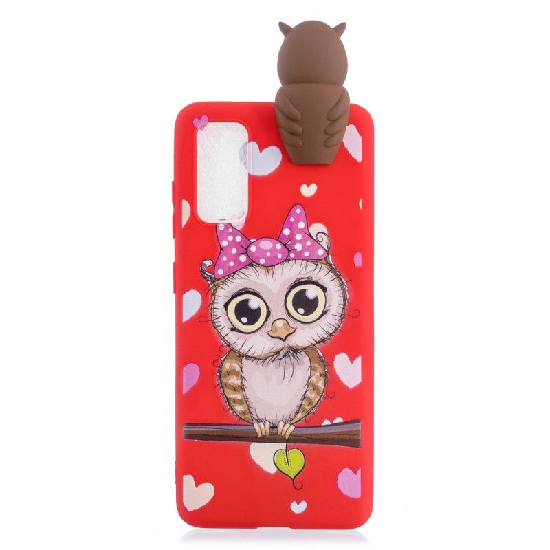 Coque Samsung Galaxy A41 Miss Hibou 3d