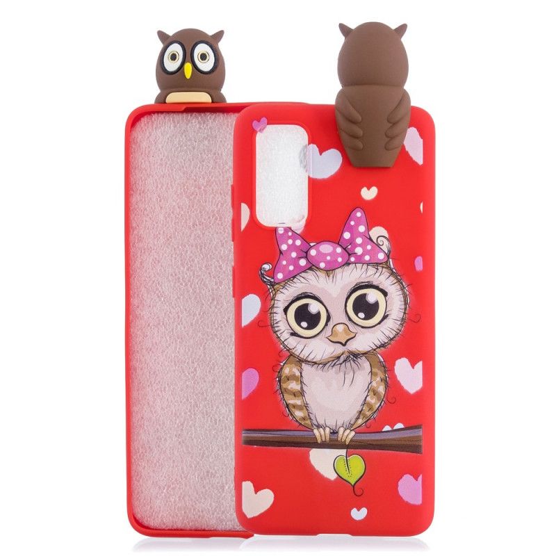 Coque Samsung Galaxy A41 Miss Hibou 3d