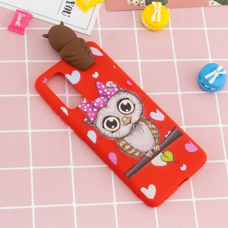 Coque Samsung Galaxy A41 Miss Hibou 3d