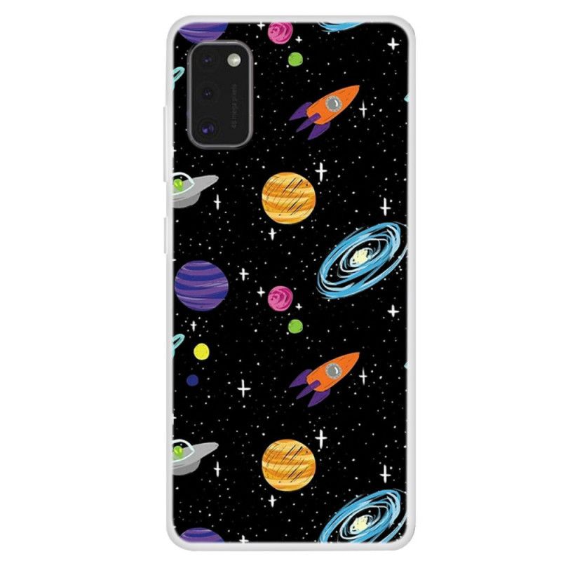 Coque Samsung Galaxy A41 Planète Galaxie