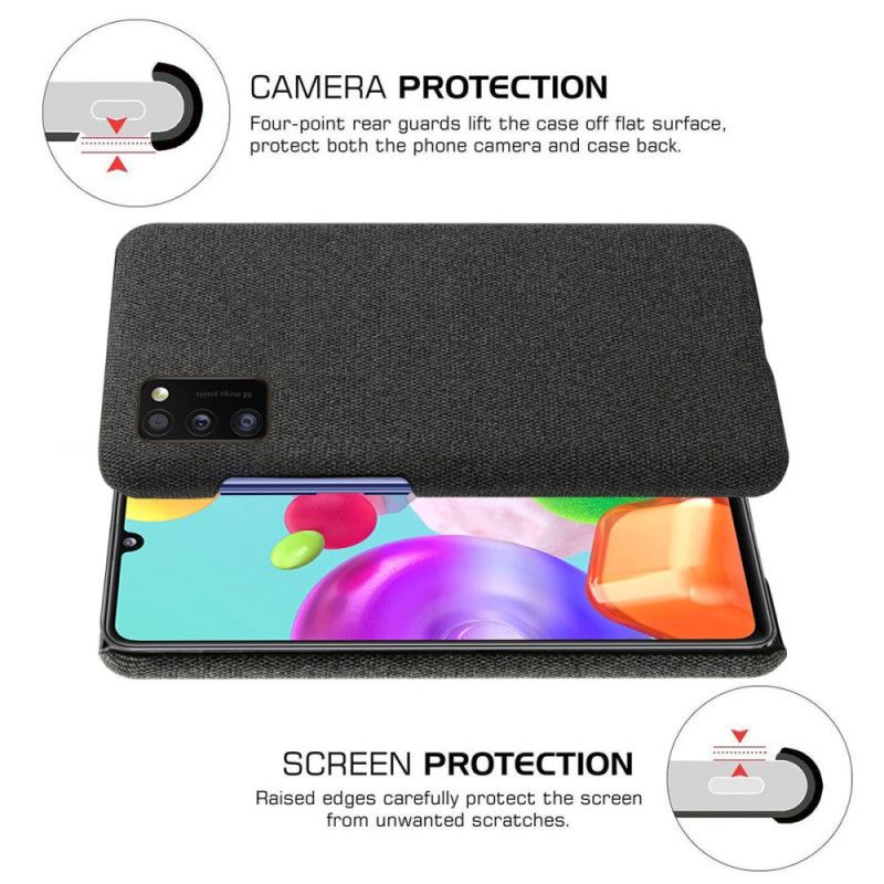 Coque Samsung Galaxy A41 Texture Tissu Ksq