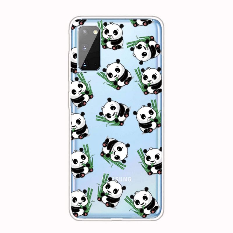 Coque Samsung Galaxy A41 Top Pandas Fun