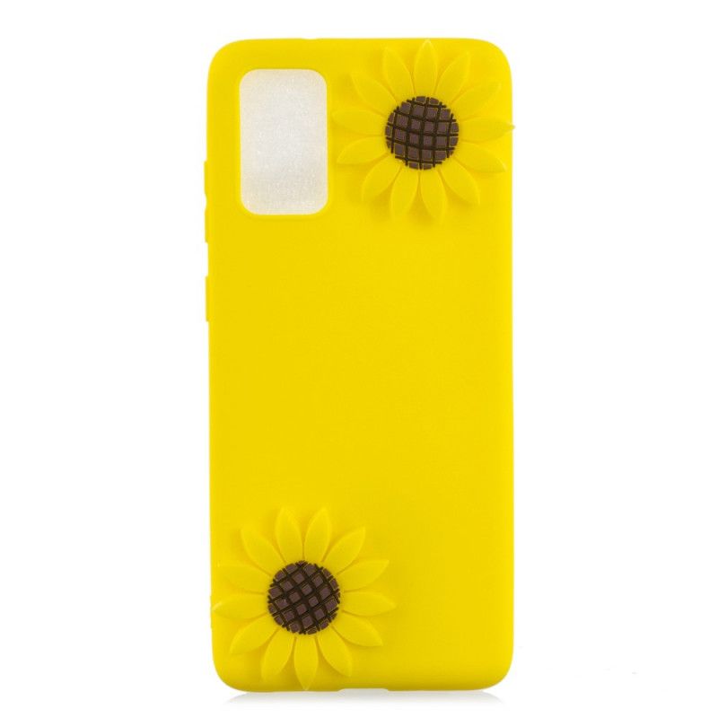 Coque Samsung Galaxy A41 Tournesols 3d