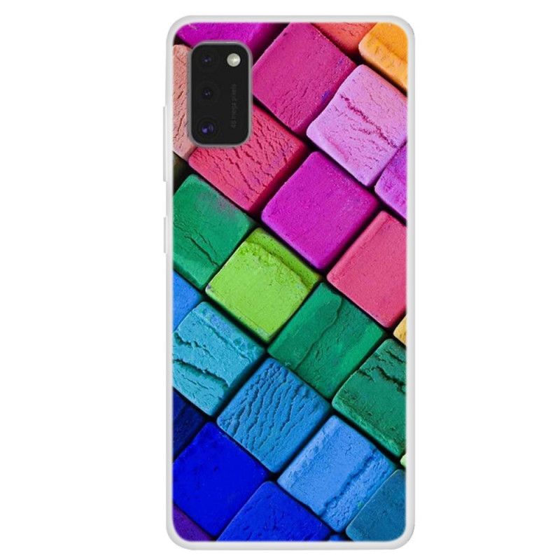 Coque Samsung Galaxy A41cubes Colorés