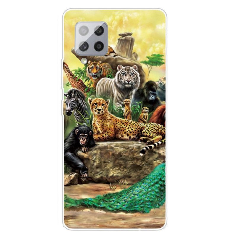 Coque Samsung Galaxy A42 5g Animaux Safari