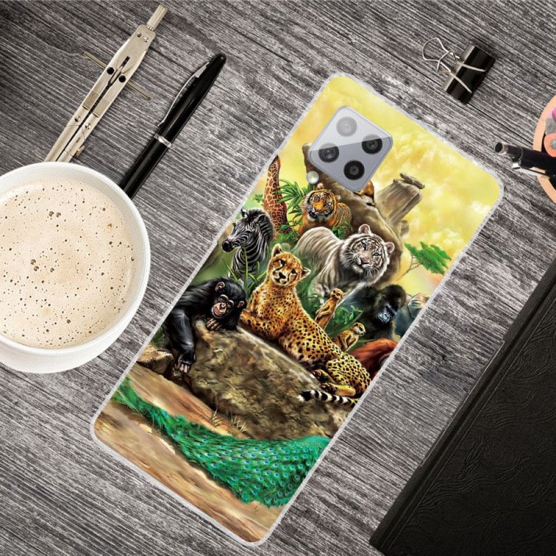 Coque Samsung Galaxy A42 5g Animaux Safari