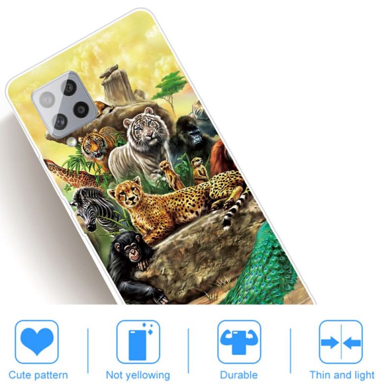 Coque Samsung Galaxy A42 5g Animaux Safari