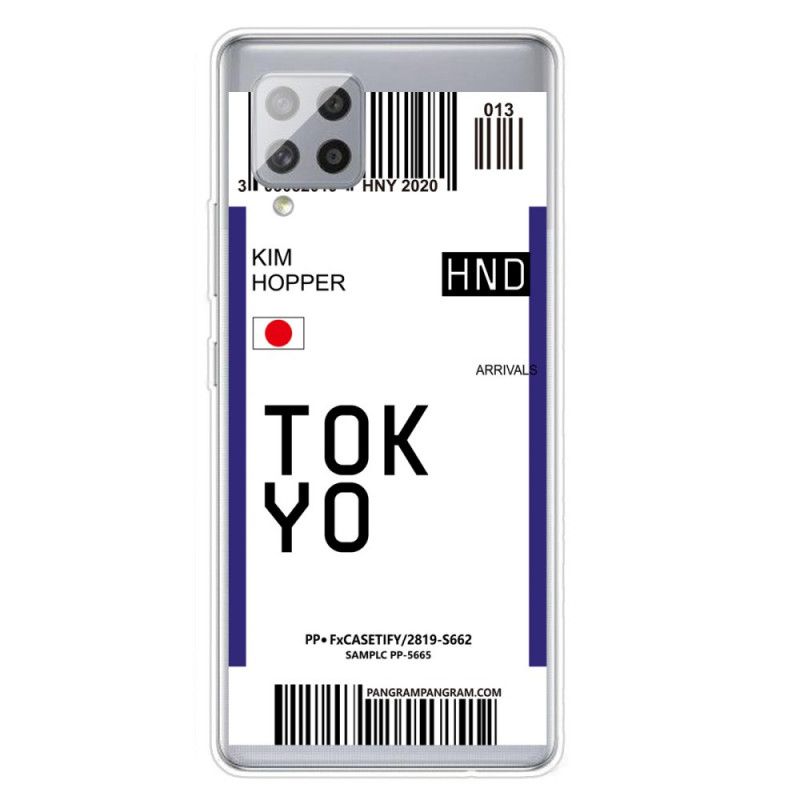 Coque Samsung Galaxy A42 5g Boarding Pass To Tokyo