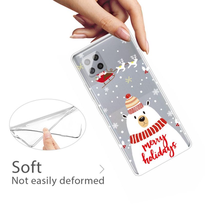 Coque Samsung Galaxy A42 5g Bonhomme De Neige Noël