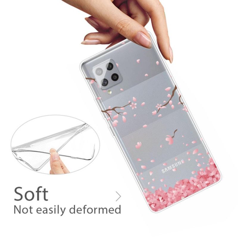 Coque Samsung Galaxy A42 5g Branches À Fleurs