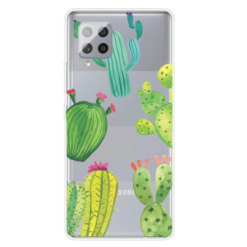 Coque Samsung Galaxy A42 5g Cactus Aquarelle