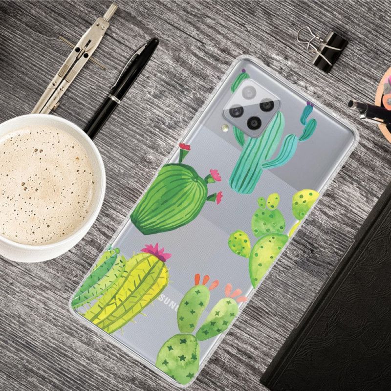 Coque Samsung Galaxy A42 5g Cactus Aquarelle