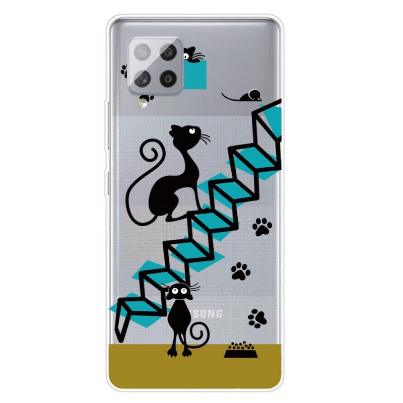 Coque Samsung Galaxy A42 5g Drôles De Chats