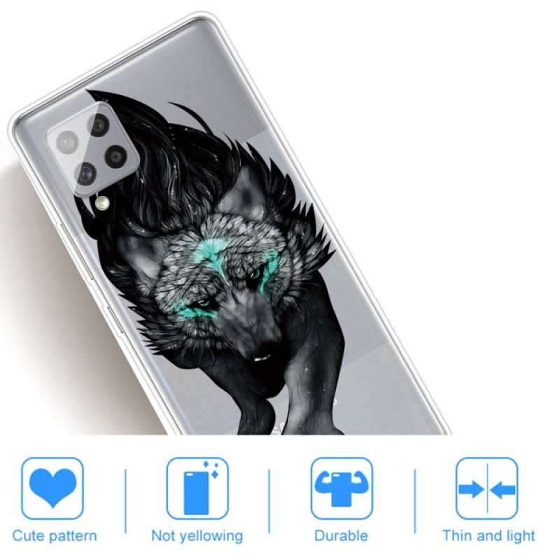 Coque Samsung Galaxy A42 5g Loup Graphique