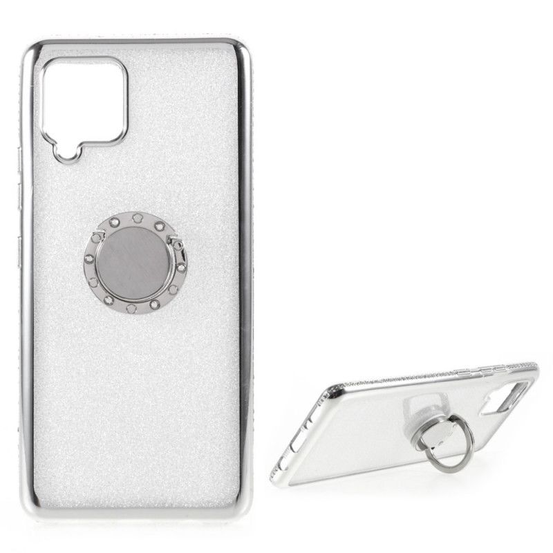 Coque Samsung Galaxy A42 5g Paillettes Et Diamants Anneau-support