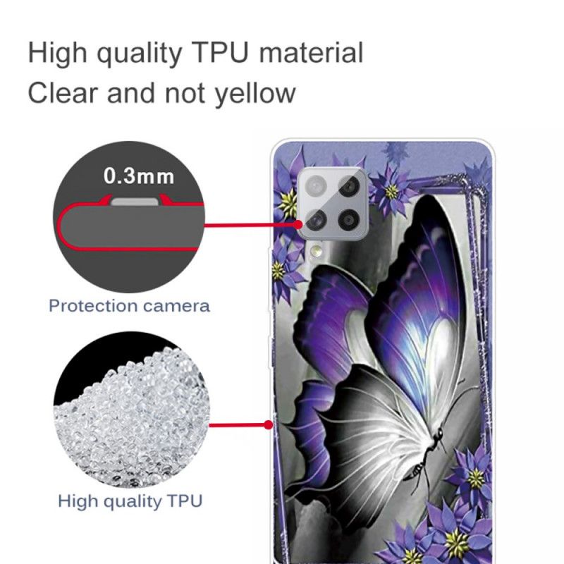 Coque Samsung Galaxy A42 5g Papillon Royal