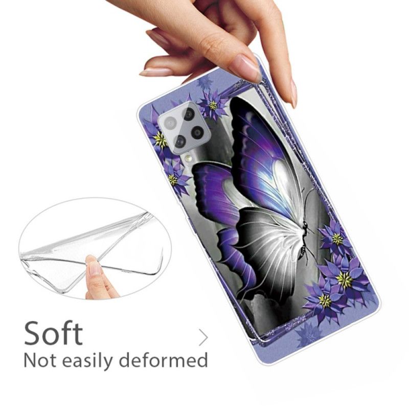 Coque Samsung Galaxy A42 5g Papillon Royal