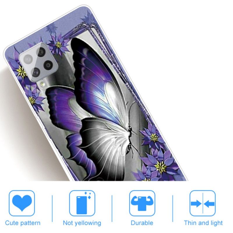 Coque Samsung Galaxy A42 5g Papillon Royal