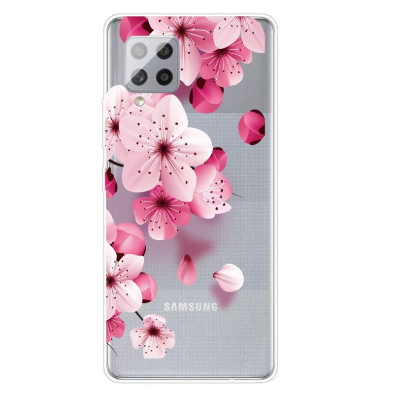 Coque Samsung Galaxy A42 5g Petites Fleurs Roses