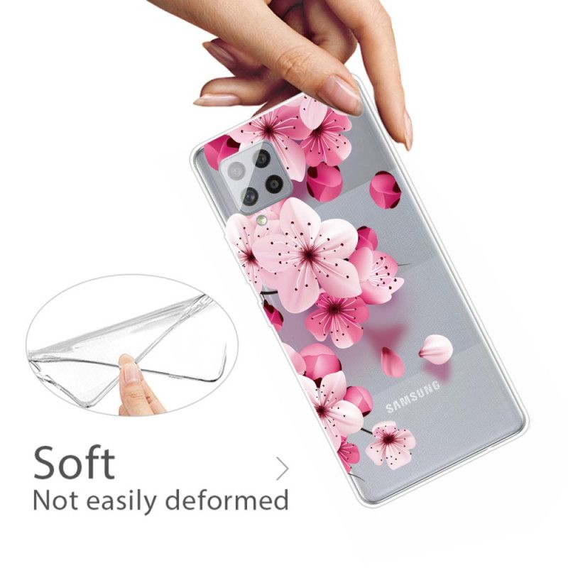 Coque Samsung Galaxy A42 5g Petites Fleurs Roses