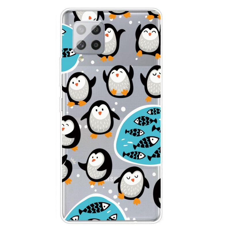 Coque Samsung Galaxy A42 5g Pingouins Et Poissons