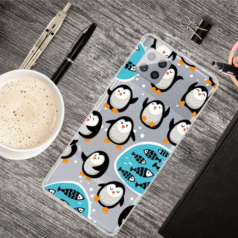 Coque Samsung Galaxy A42 5g Pingouins Et Poissons