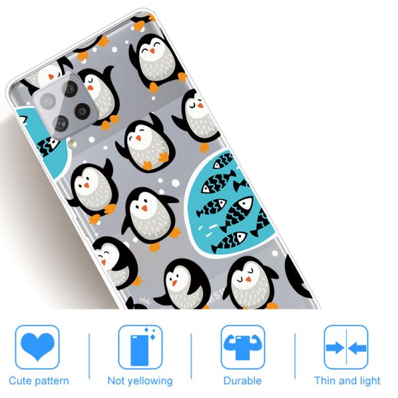 Coque Samsung Galaxy A42 5g Pingouins Et Poissons