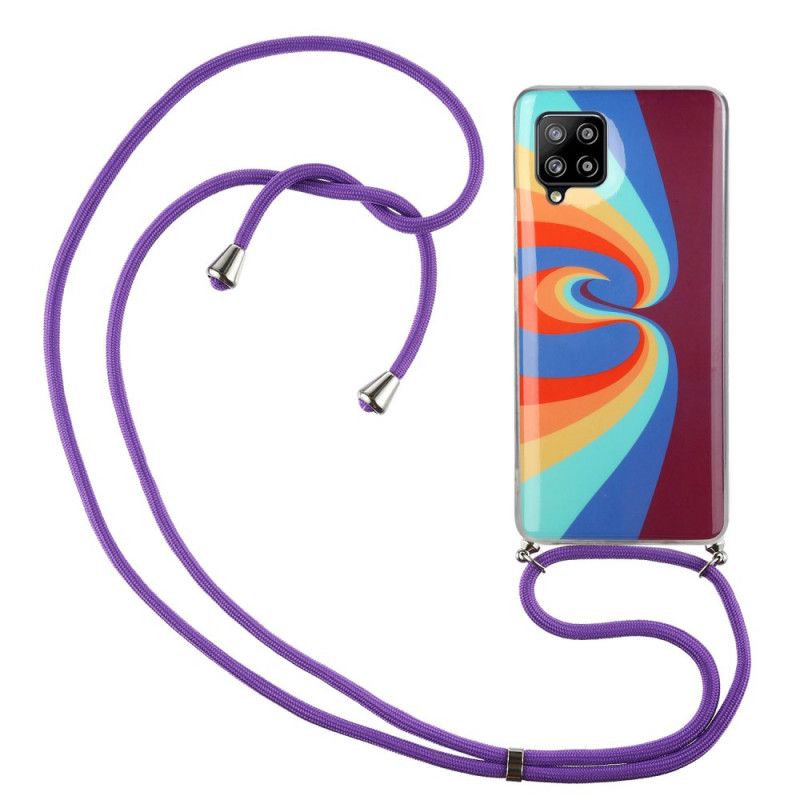 Coque Samsung Galaxy A42 5g Rainbow Et Cordon