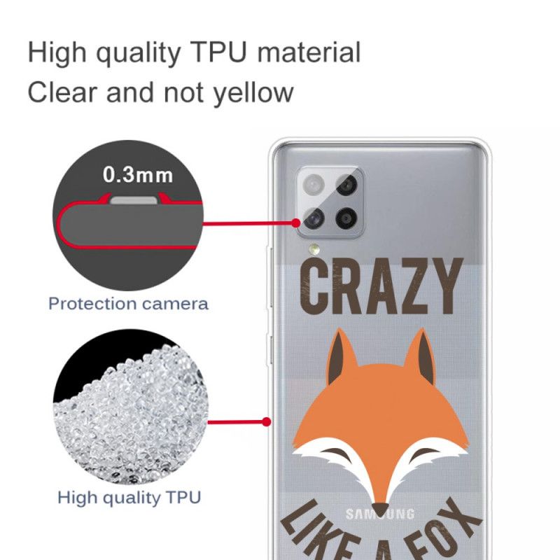 Coque Samsung Galaxy A42 5g Renard / Crazy Like A Fox