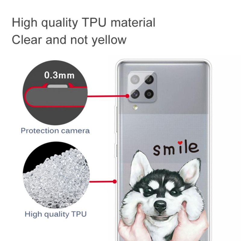 Coque Samsung Galaxy A42 5g Smile Dog