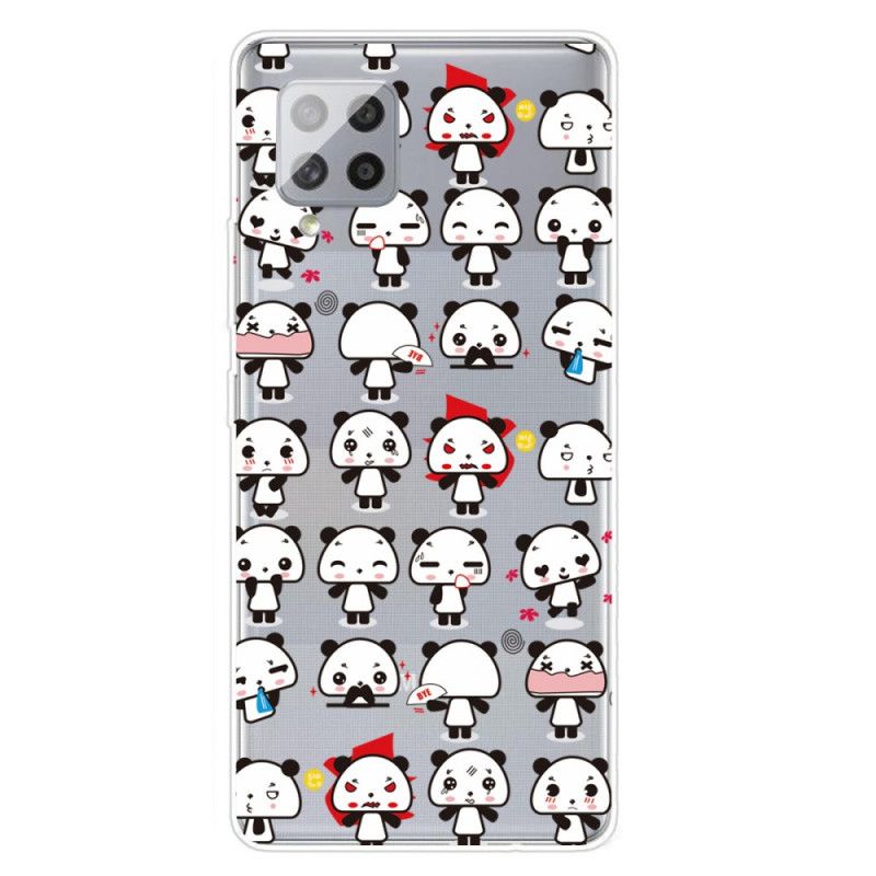 Coque Samsung Galaxy A42 5g Transparente Funny Pandas