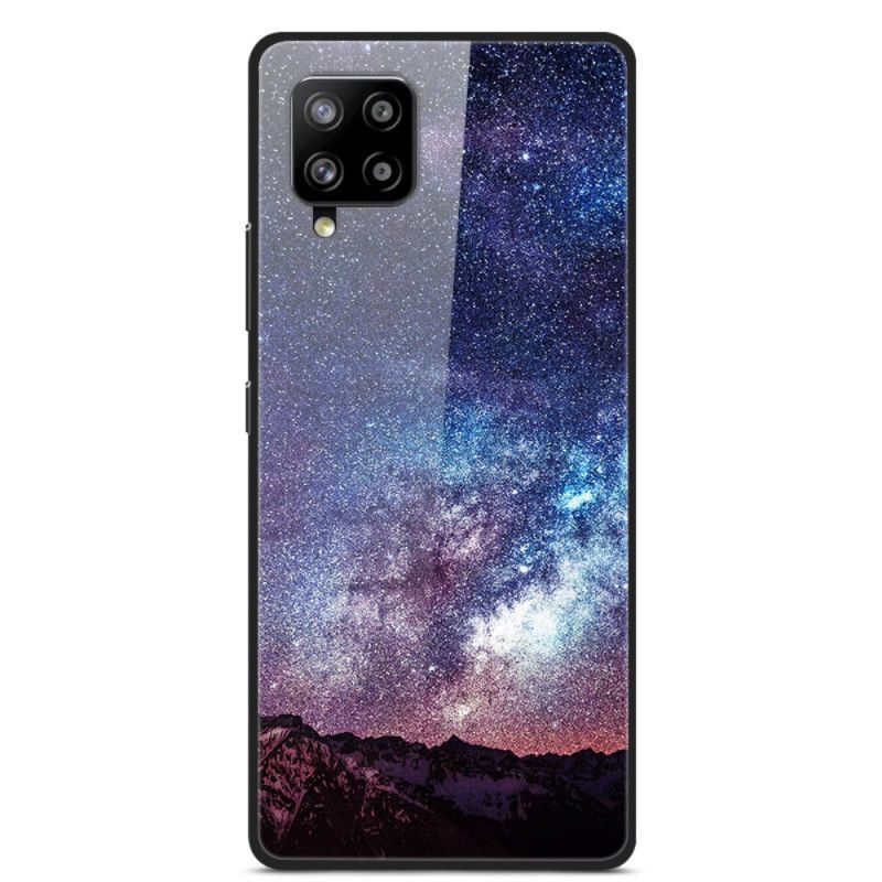 Coque Samsung Galaxy A42 5g Verre Et Silicone Planètes En Feu