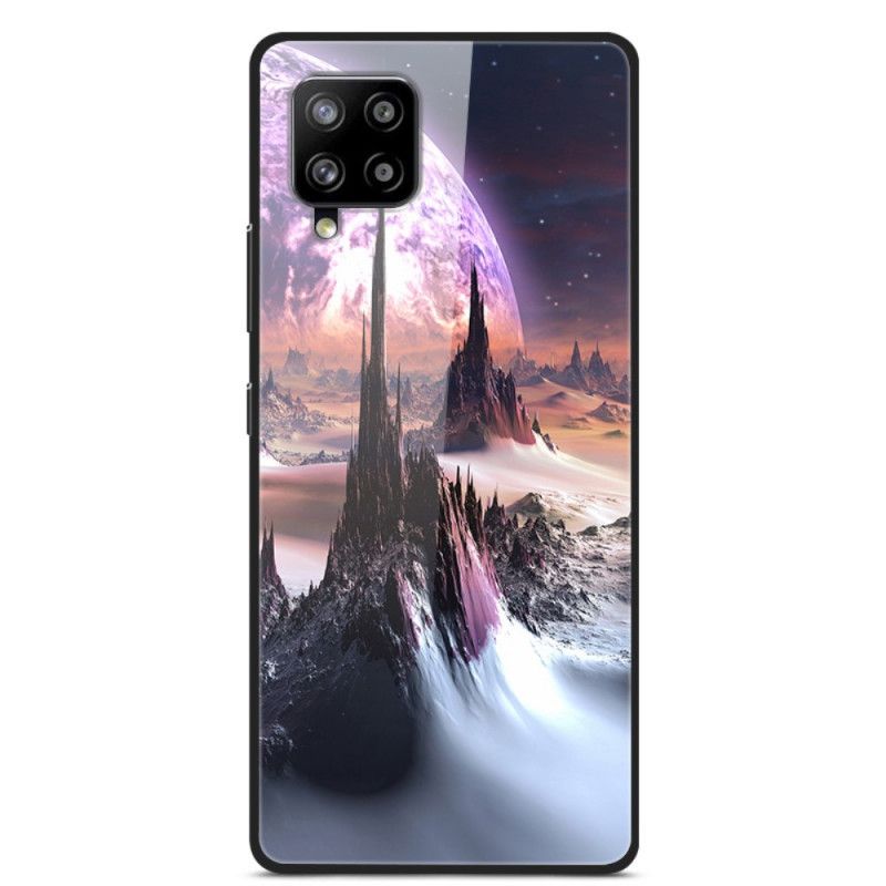 Coque Samsung Galaxy A42 5g Verre Et Silicone Rêves De Planètes