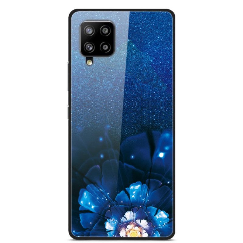 Coque Samsung Galaxy A42 5g Verre Trempé Fleurs Fantaisie