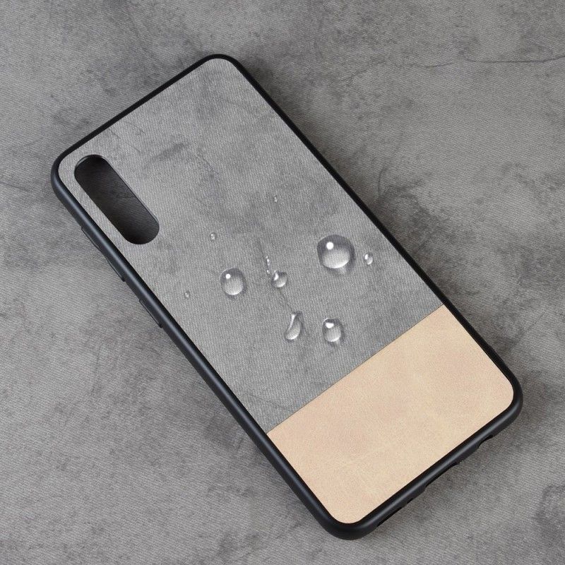 Coque Samsung Galaxy A50 Bicolore Simili Cuir