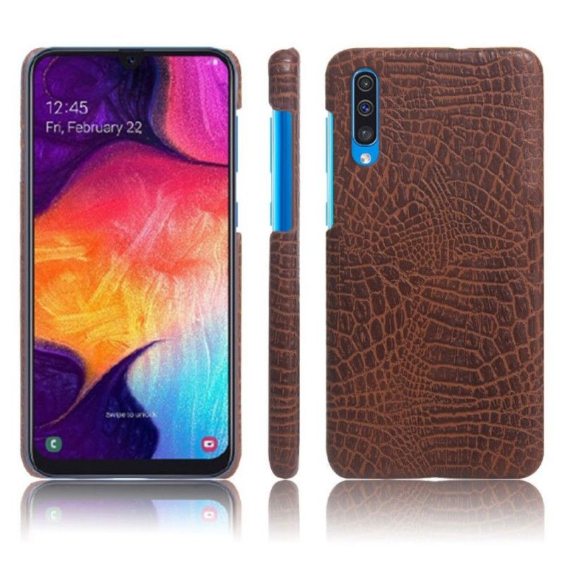 Coque Samsung Galaxy A50 Effet Peau De Crocodile