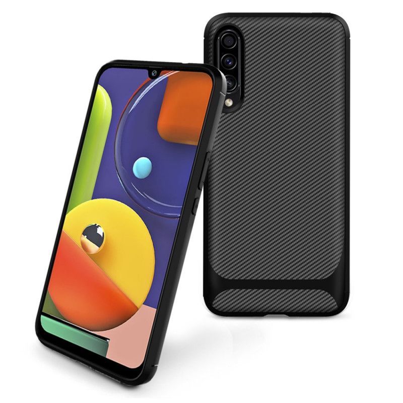 Coque Samsung Galaxy A50 Fibre Carbone Flexible Moderne