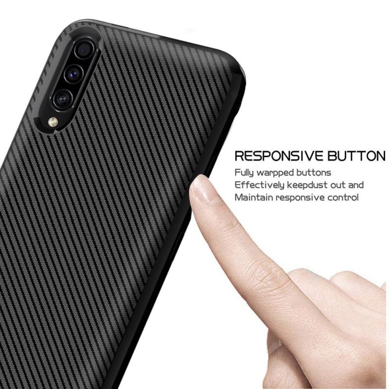 Coque Samsung Galaxy A50 Fibre Carbone Flexible Moderne