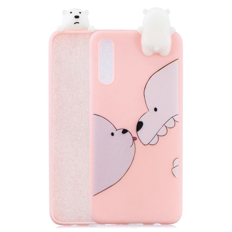 Coque Samsung Galaxy A50 Funny Bear 3d