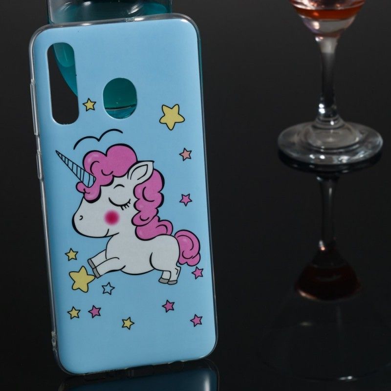 Coque Samsung Galaxy A50 Licorne Fluorescente