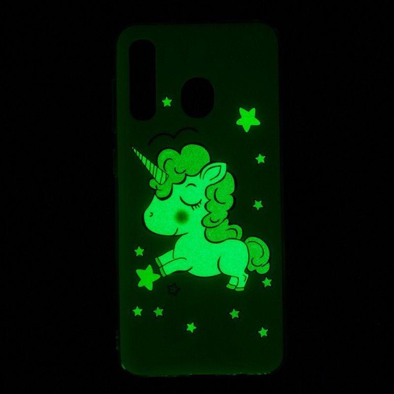 Coque Samsung Galaxy A50 Licorne Fluorescente