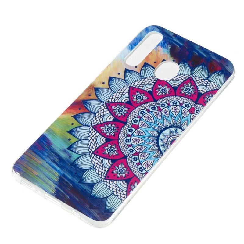 Coque Samsung Galaxy A50 Mandala Coloré Fluorescente