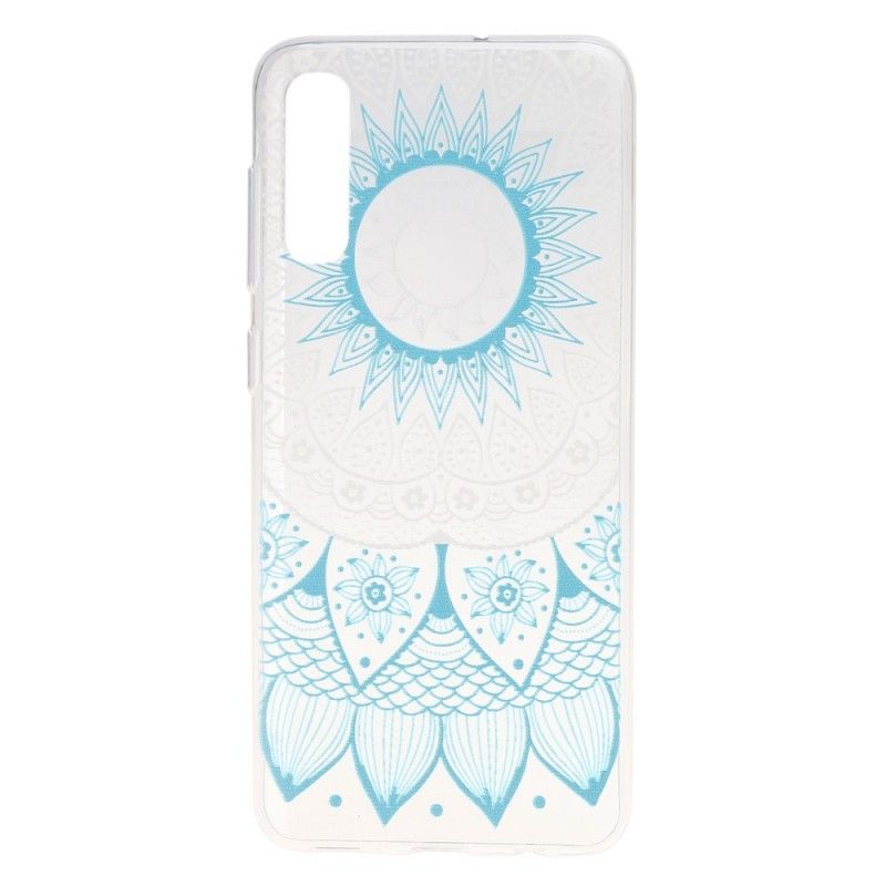 Coque Samsung Galaxy A50 Transparente Mandala Coloré