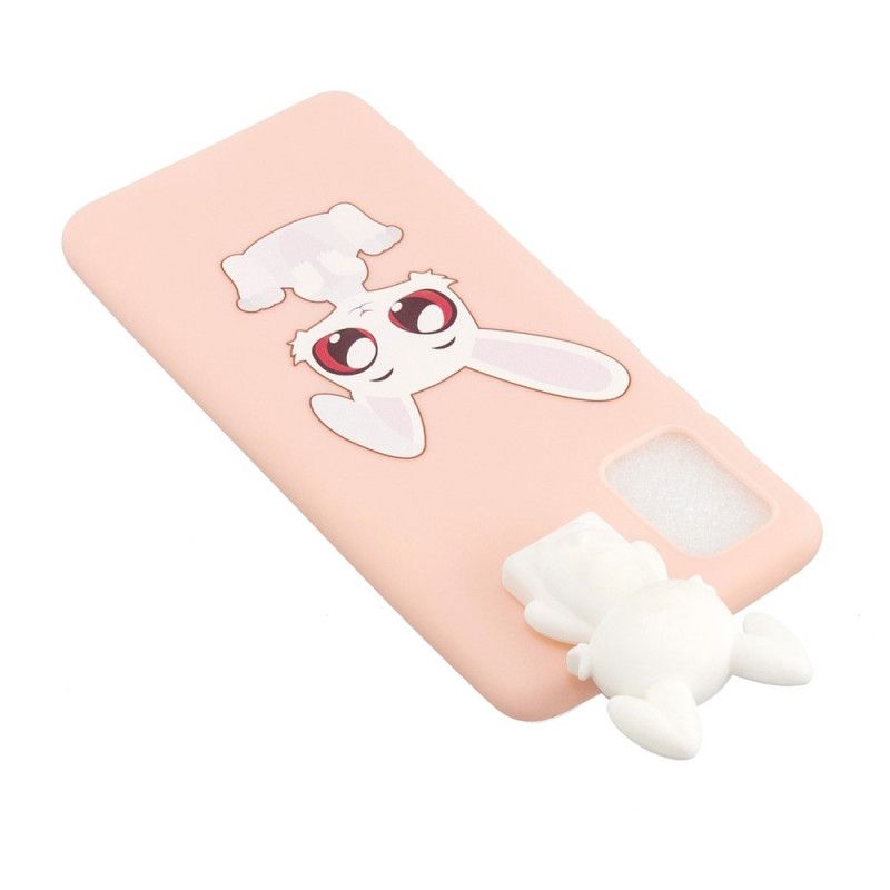 Coque Samsung Galaxy A51 3d Lapin Blanc