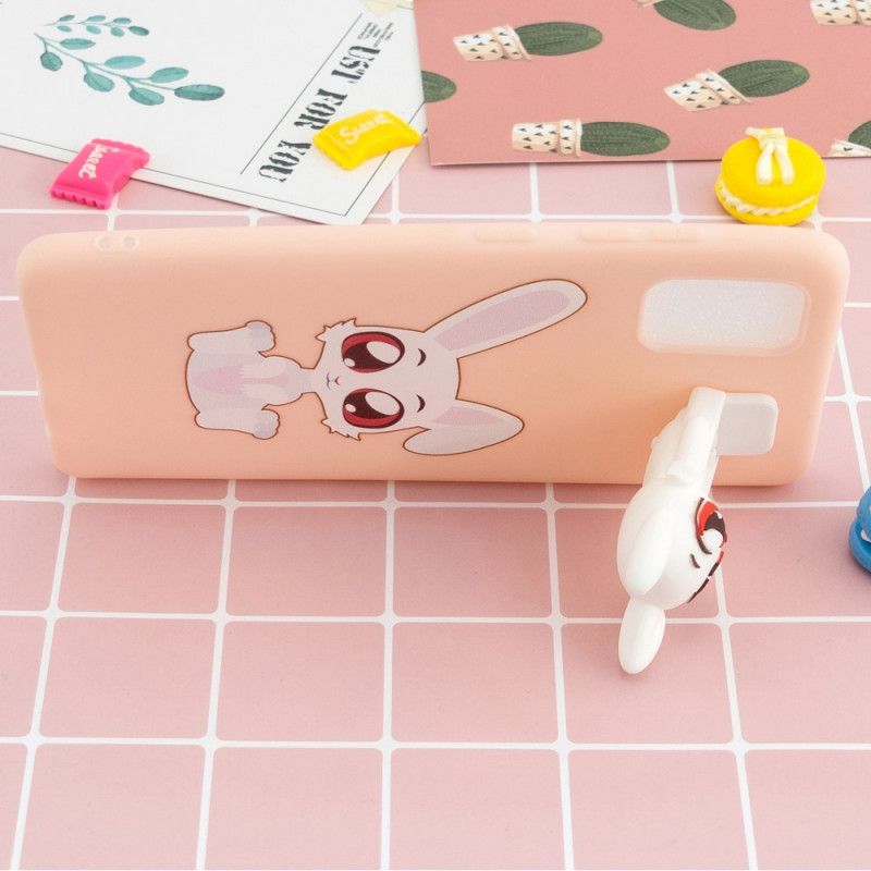 Coque Samsung Galaxy A51 3d Lapin Blanc